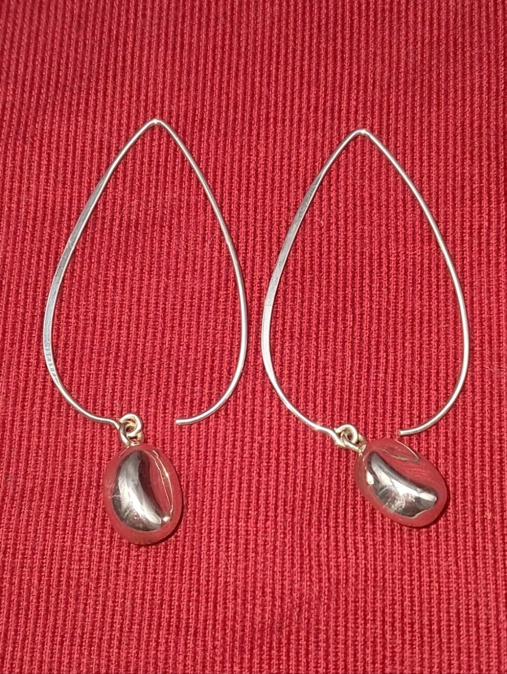 Sterling Silver 925 Silpada JUST DROPPING IN Long Dangle Threader Earrings W0821 - Picture 6 of 8